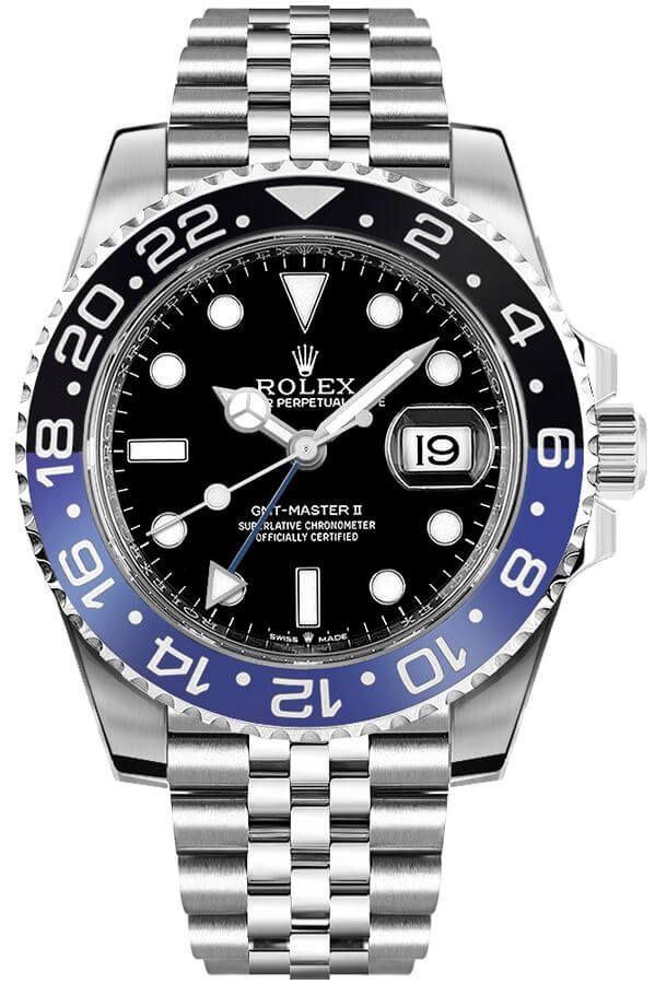 Rolex GMT-Master II Watches Mens Black Self winding Automatic 126710BLNR-0002 Watch