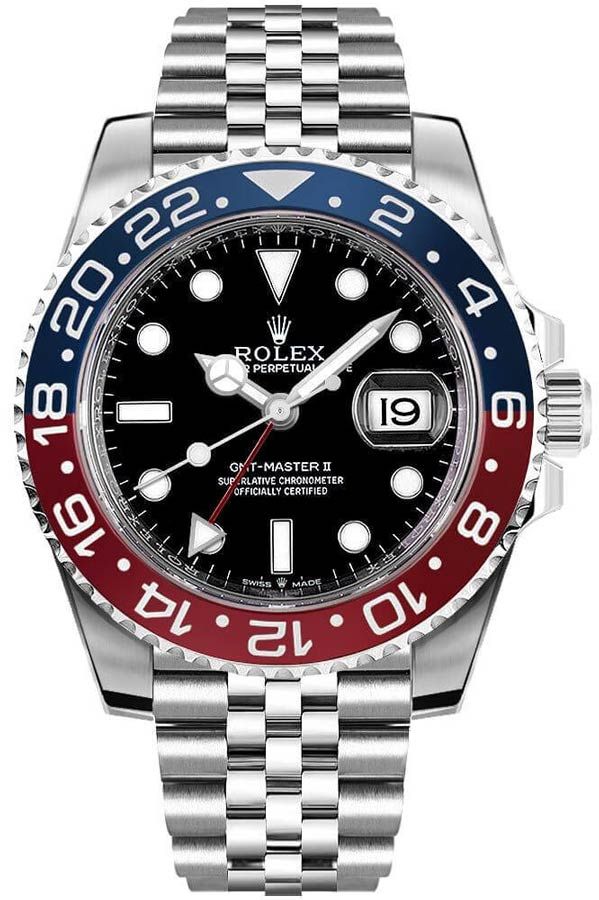 Rolex GMT-Master II Watches Mens Black Self winding Automatic 126710BLRO-0001 Watch