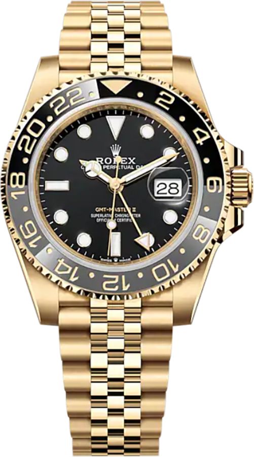 Rolex GMT-Master II Watches Mens Black Self Winding Automatic 126718GRNR-0001 Watch