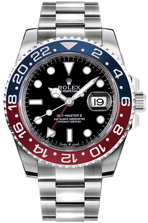 Rolex GMT-Master II Watches Mens Black Self winding Automatic 126710BLRO-0002 Watch