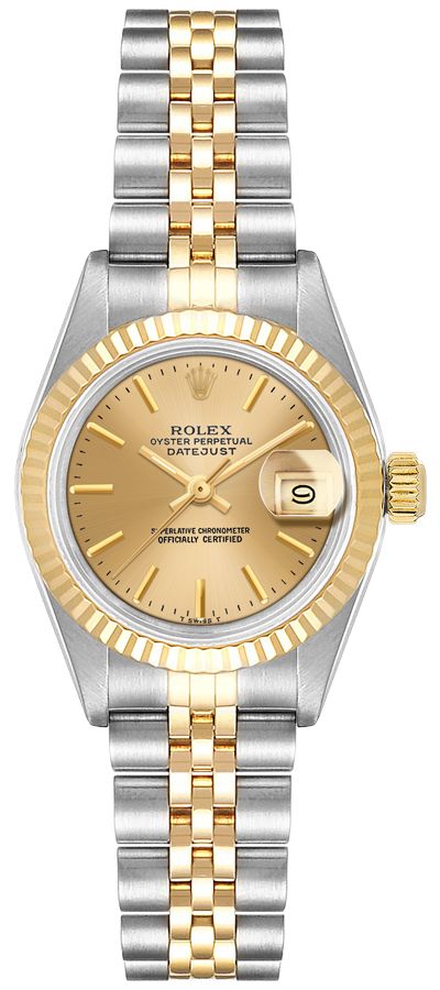 Rolex Lady-Datejust Watches Ladies Champagne Self winding Automatic 69173-CHPSJ Watch