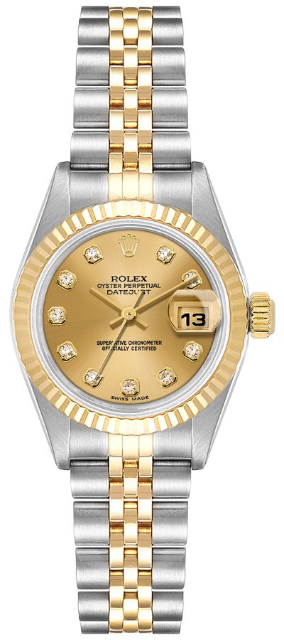 Rolex Lady-Datejust Watches Ladies Champagne Self winding Automatic 79173-CHPDJ Watch