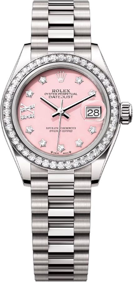 Rolex Lady-Datejust Watches Ladies Pink Self Winding Automatic 279139RBR-0002 Watch