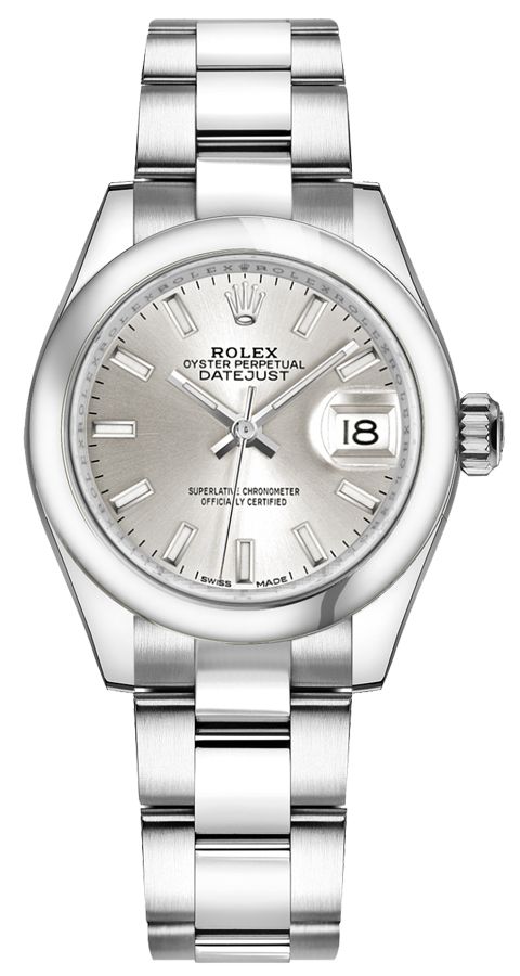 Rolex Lady-Datejust Watches Silver Self winding Automatic 279160-0006 Watch