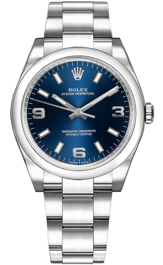 Rolex Oyster Perpetual Watches  Blue Self winding Automatic 114200-0014 Watch