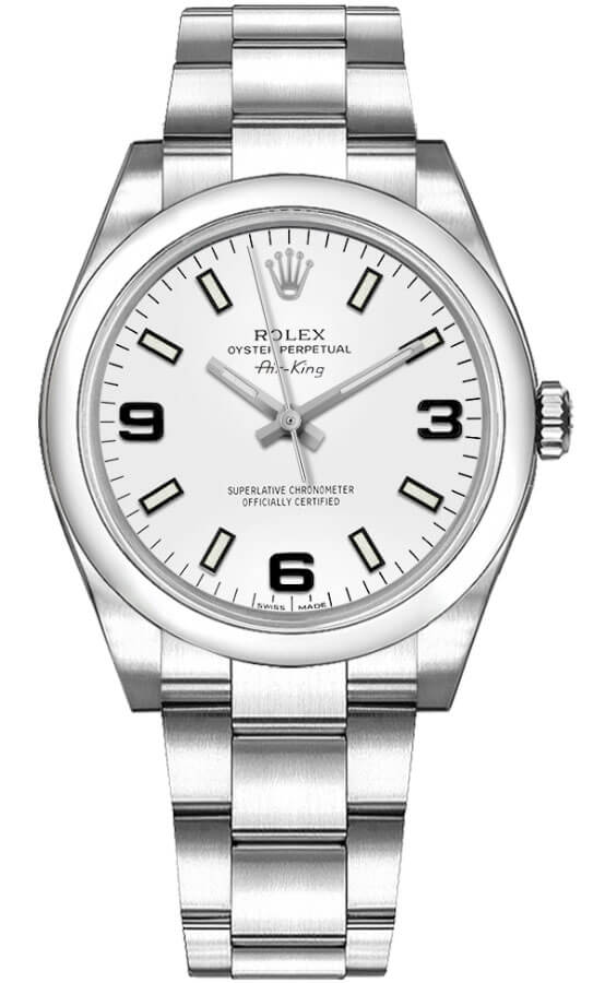 Rolex Oyster Perpetual Watches Ladies White Self winding Automatic 114200-WHTASO Watch