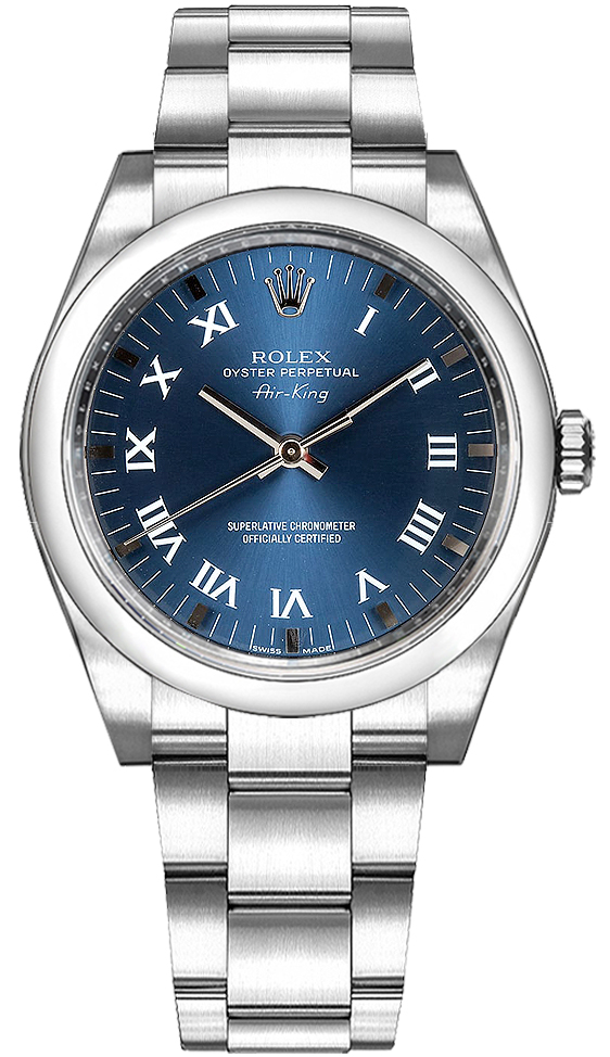 Rolex Oyster Perpetual Watches Ladies Blue Self winding Automatic 114200-BLURSO Watch