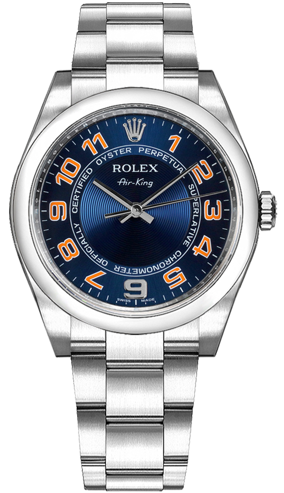 Rolex Oyster Perpetual Watches Ladies Blue Self winding Automatic 114200-BLUOACO Watch