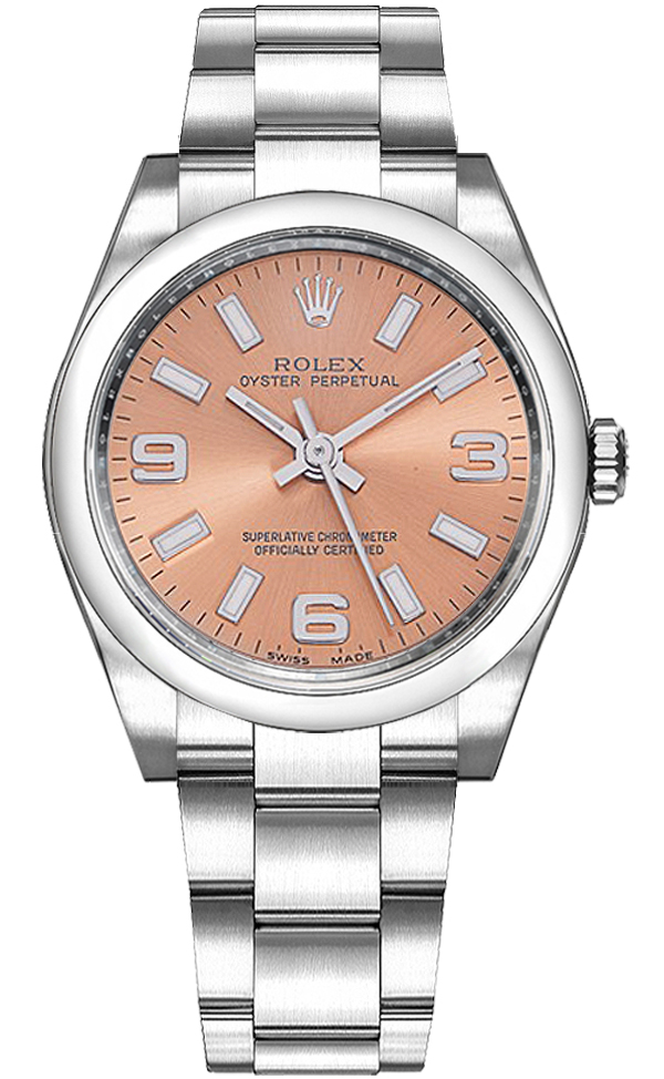 Rolex Oyster Perpetual Watches Ladies Pink Self winding Automatic 114200-PNKASO Watch