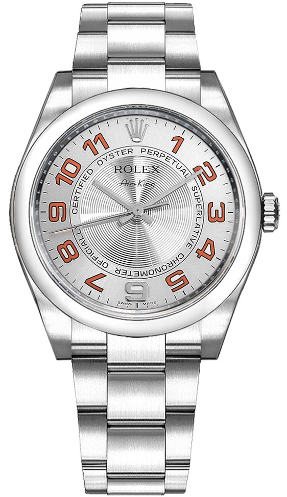 Rolex Oyster Perpetual Watches Unisex Silver Self winding Automatic 114200-SLVAOO Watch
