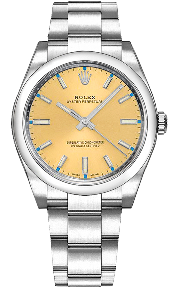 Rolex Oyster Perpetual Watches Ladies White Self winding Automatic 114200-0022 Watch