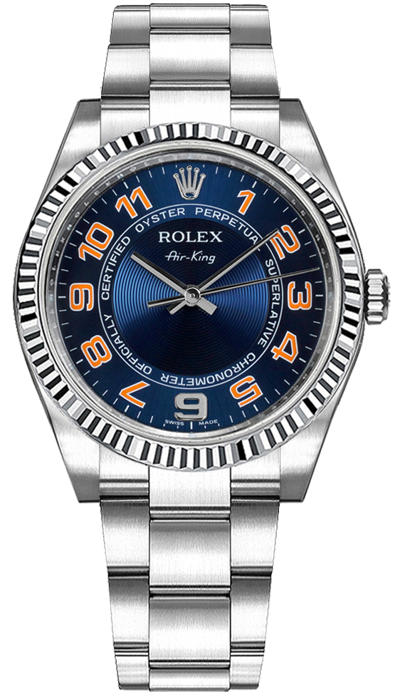 Rolex Oyster Perpetual Watches Ladies Blue Self winding Automatic 114234-BLUOACO Watch