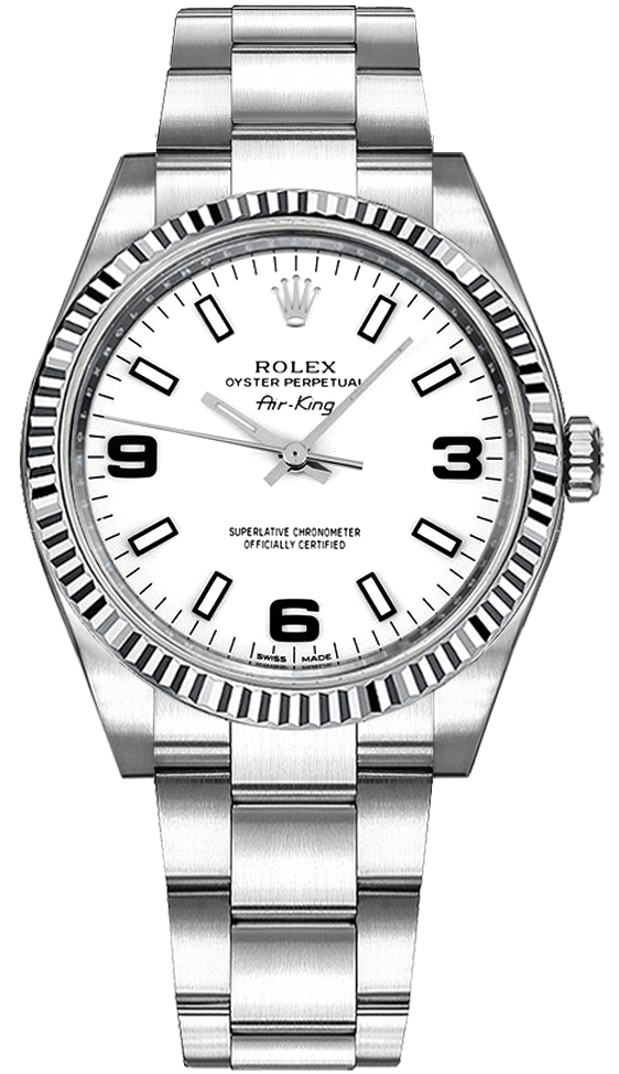Rolex Oyster Perpetual Watches Ladies White Self winding Automatic 114234-WHTASO Watch