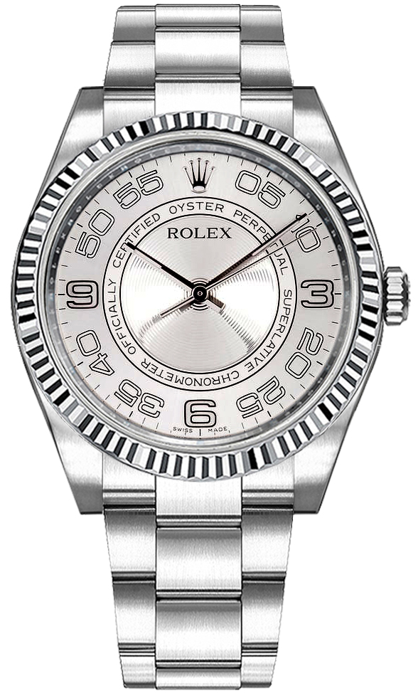 Rolex Oyster Perpetual Watches Ladies Silver Self winding Automatic 116034-SLVCAO Watch