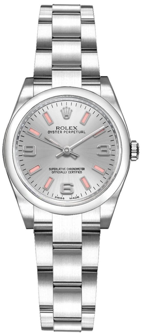 Rolex Oyster Perpetual Watches Ladies Silver Self winding Automatic 176200-SLVAPSO Watch