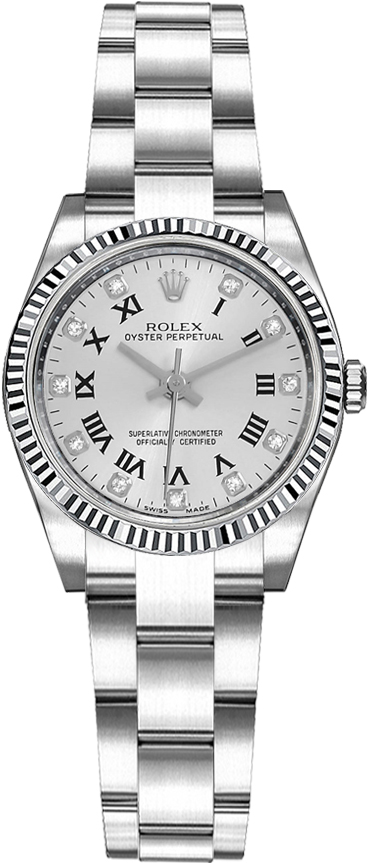 Rolex Oyster Perpetual Watches Ladies Silver Self winding Automatic 176234-SLVDRO Watch