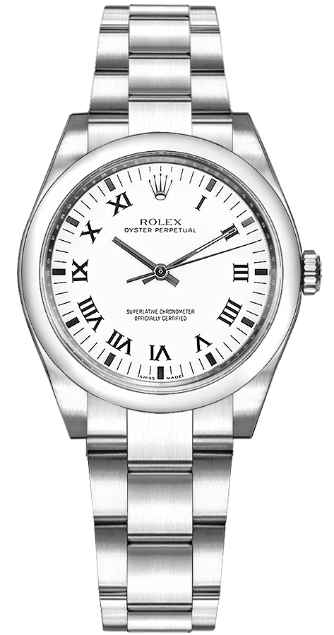 Rolex Oyster Perpetual Watches Ladies White Self winding Automatic 177200-WHTRO Watch
