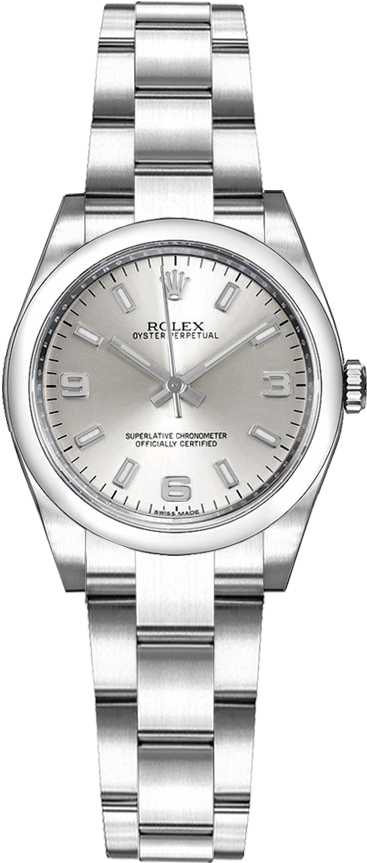 Rolex Oyster Perpetual Watches Ladies Silver Self winding Automatic 176200-SLVSAO Watch