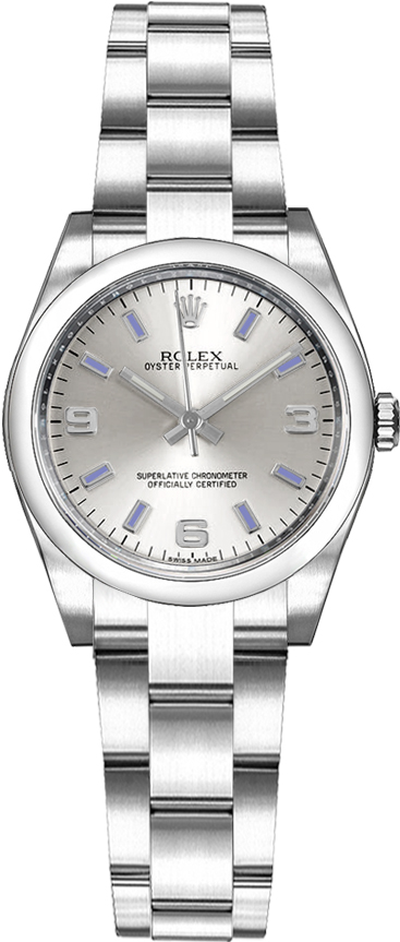 Rolex Oyster Perpetual Watches Ladies Silver Self winding Automatic 176200-SLVABSO Watch