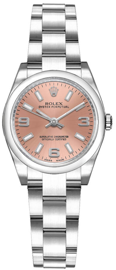 Rolex Oyster Perpetual Watches Pink Self winding Automatic 176200-0004 Watch