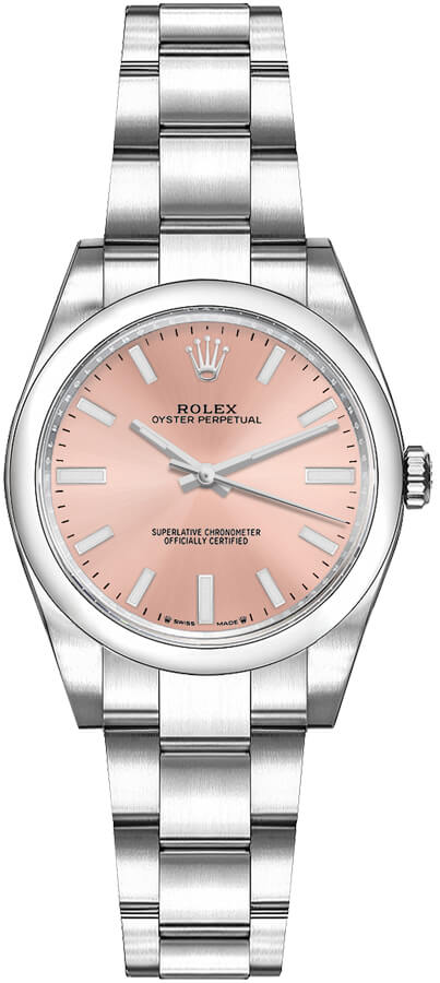 Rolex Oyster Perpetual Watches Ladies Pink Self winding Automatic 276200-0004 Watch