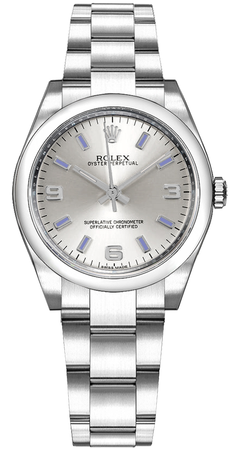 Rolex Oyster Perpetual Watches Ladies Silver Self winding Automatic 177200-SLVBSAO Watch