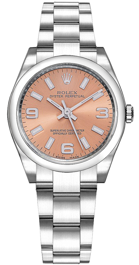 Rolex Oyster Perpetual Watches Ladies Pink Self winding Automatic 177200-PNKASO Watch