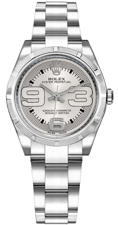 Rolex Oyster Perpetual Watches Ladies Silver Self winding Automatic 177210-SLVMXAO Watch
