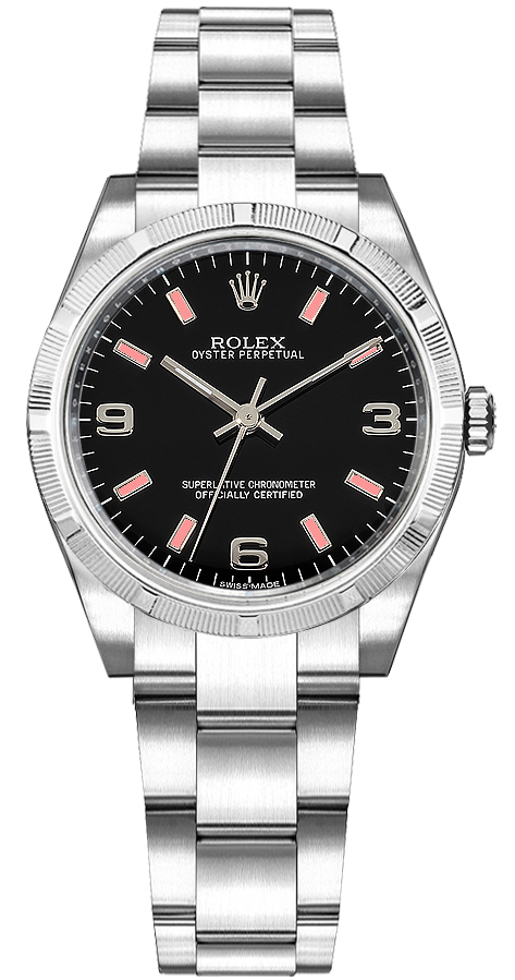 Rolex Oyster Perpetual Watches Ladies Black Self winding Automatic 177210-BLKAPSO Watch