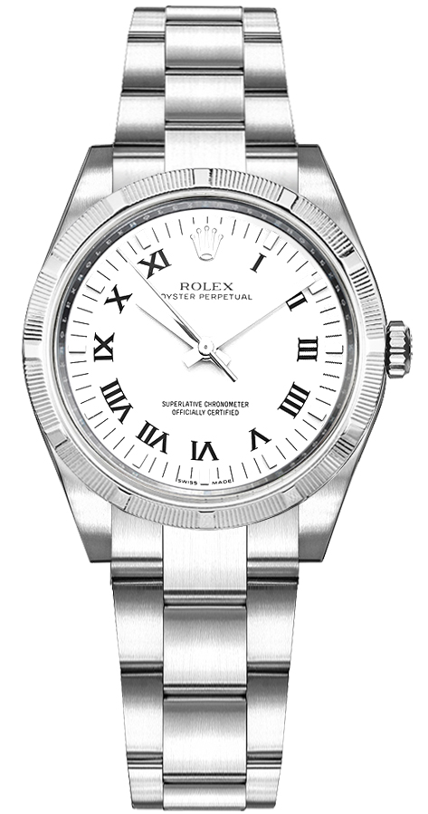 Rolex Oyster Perpetual Watches Ladies White Self winding Automatic 177210-WHTRO Watch