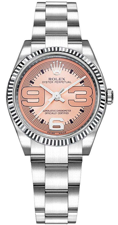 Rolex Oyster Perpetual Watches Ladies Pink Self winding Automatic 177234-PNKAO Watch