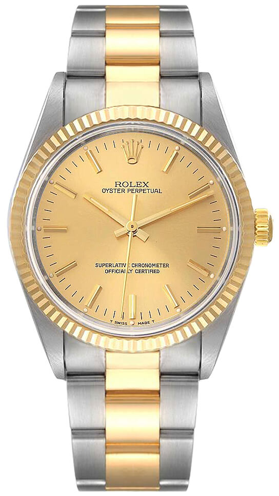 Rolex Oyster Perpetual Watches Ladies Champagne Self winding Automatic 14233-CHPSO Watch