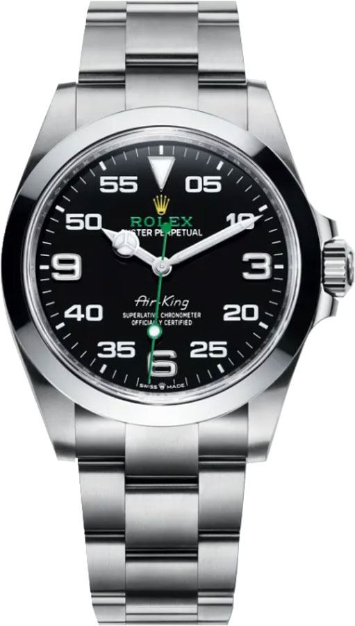Rolex Oyster Perpetual Watches Mens Black Self winding Automatic 126900-0001 Watch