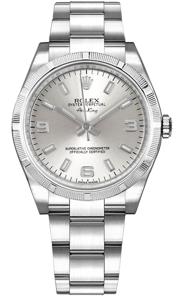 Rolex Oyster Perpetual Watches Ladies Silver Self winding Automatic 114210-SLVASO Watch