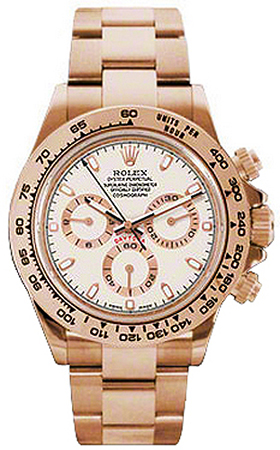 Rolex Cosmograph Daytona Watches Mens Ivory Self winding Automatic 116505-0005 Watch
