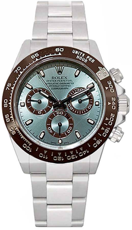 Rolex Cosmograph Daytona Watches Mens Ice Blue Self winding Automatic 116506-0001 Watch