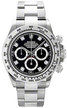 Rolex Cosmograph Daytona Watches Mens Black Self winding Automatic 116509-0055 Watch