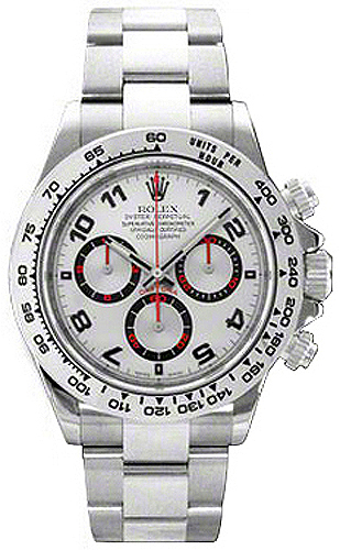 Rolex Cosmograph Daytona Watches Mens Silver Self winding Automatic 116509-SLV Watch