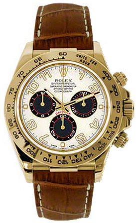 Rolex Cosmograph Daytona Watches Mens Ivory Self winding Automatic 116518-IVRABR Watch