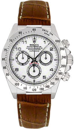 Rolex Cosmograph Daytona Watches Mens White Self winding Automatic 116519-WHTABR Watch