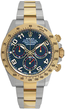 Rolex Cosmograph Daytona Watches Mens Blue Self winding Automatic 116523-0045 Watch