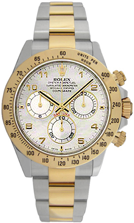 Rolex Cosmograph Daytona Watches Mens Pearl White Self winding Automatic 116523-MOPA Watch