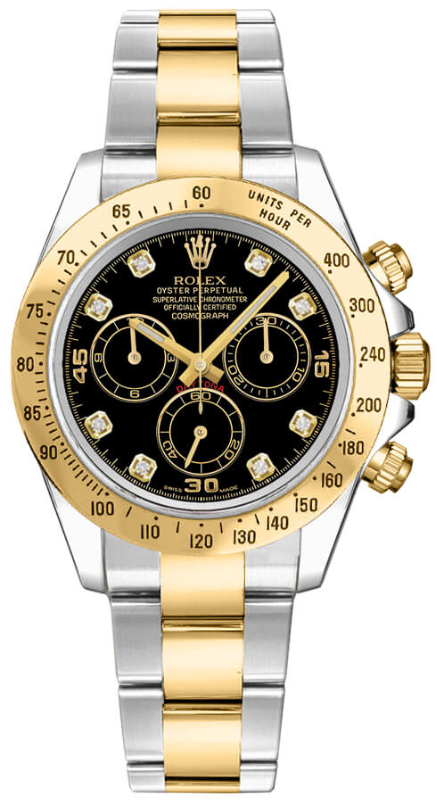 Rolex Cosmograph Daytona Watches Mens Black Self winding Automatic 116523-0043 Watch