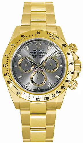 Rolex Cosmograph Daytona Watches Mens Grey Self winding Automatic 116528-0044 Watch