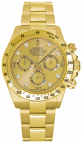 Rolex Cosmograph Daytona Watches Mens Champagne Self winding Automatic 116528-0033 Watch