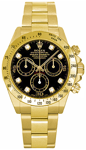 Rolex Cosmograph Daytona Watches Mens Black Self winding Automatic 116528-0031 Watch