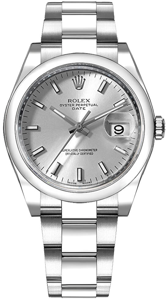 Rolex Oyster Perpetual Watches Ladies Silver Self winding Automatic 115200-0006 Watch