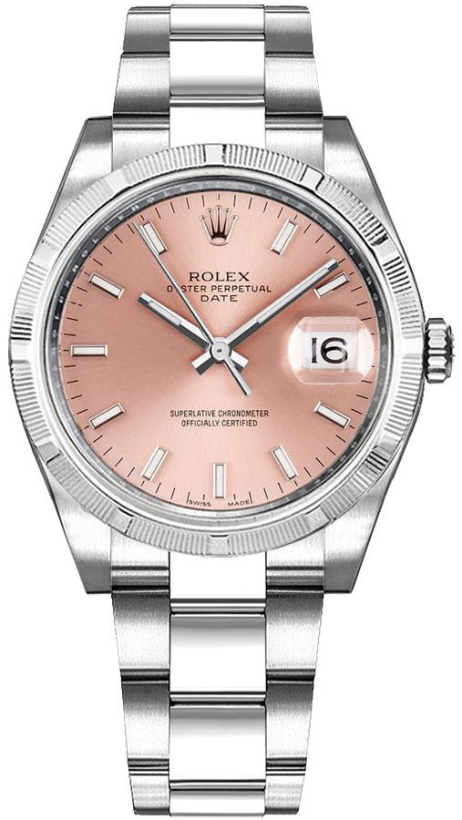 Rolex Oyster Perpetual Watches Ladies Pink Self winding Automatic Chronometer 115210-PNKSO Watch