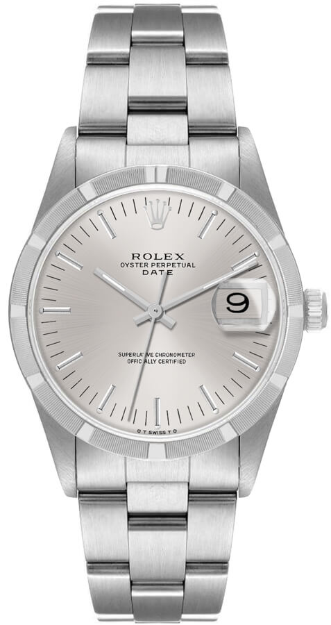 Rolex Oyster Perpetual Watches Ladies Silver Self winding Automatic 1501-SLVSO Watch