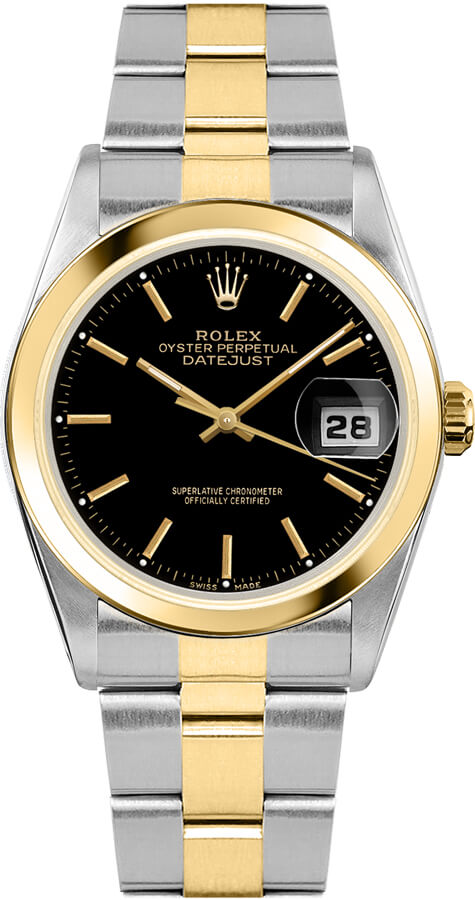 Rolex Oyster Perpetual Watches Ladies Black Self winding Automatic 15203-BLKSO Watch
